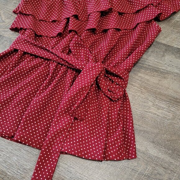 MAEVE | Anthropologie Rita Ruffled One-Shoulder Top Asymmetrical Blouse | Sz. S - Picture 5 of 8